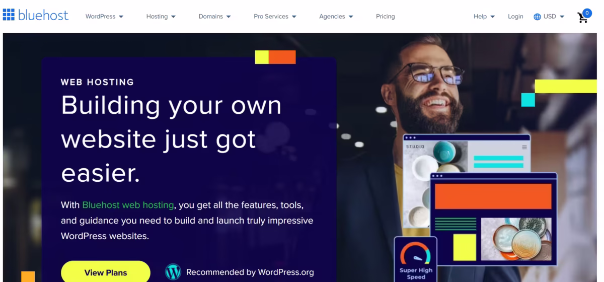 Bluehost hosting services in nigeria