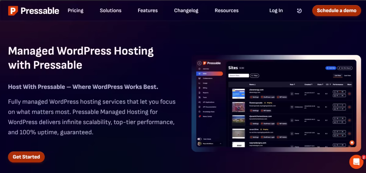 Pressable hosting services in nigeria