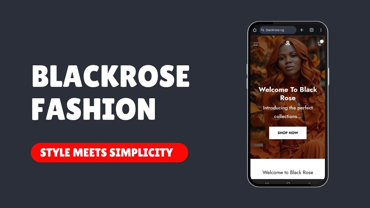 Watch Me Build Black Rose Fashion Brand Online! @Oluboba